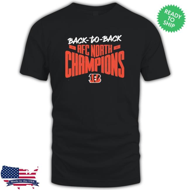 Cincinnati Bengals Back To Back Afc North Champions Hoodie