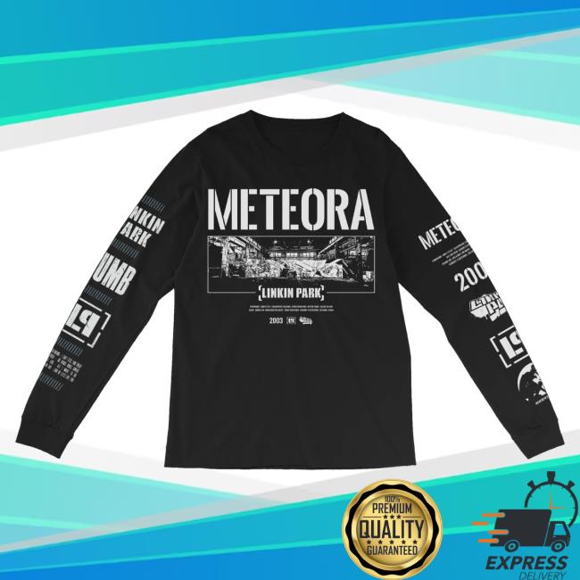 Official Linkin Park Merch Store Meteora Wall Art Long Sleeve Shirt LinkinPark Apparel Clothing Shop
