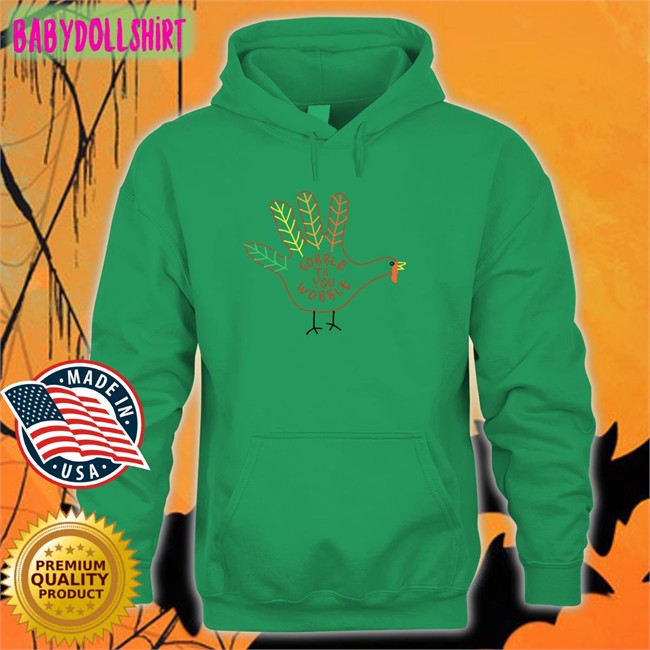 Leigh Mcnasty Gobble Till You Wobble Crewneck Sweatshirt