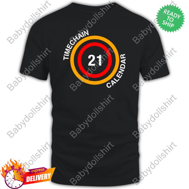 Proofofink Timechain Calendar 21 Shirt