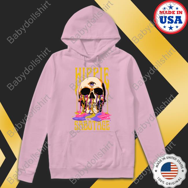 Official Hippie Sabotage Melting Skull Shirt