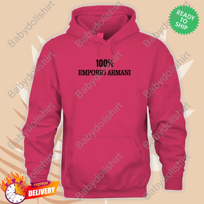 100% Emporio Armani Hoodie 100% Emporio Armani Shirt
