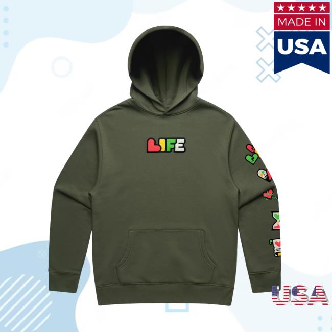 Life Series Merch Life Logo Hooded Sweatshirt
