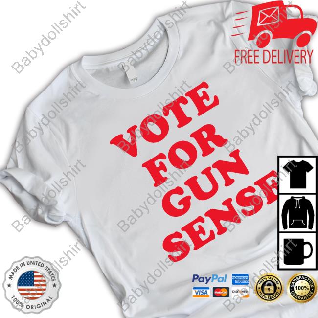 Official Vote For Gun Sense Hoodie