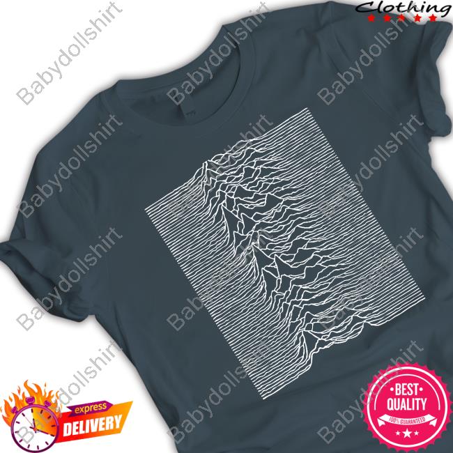BrainCh3ck Joy Division Unknown Pleasures Tee Shirt