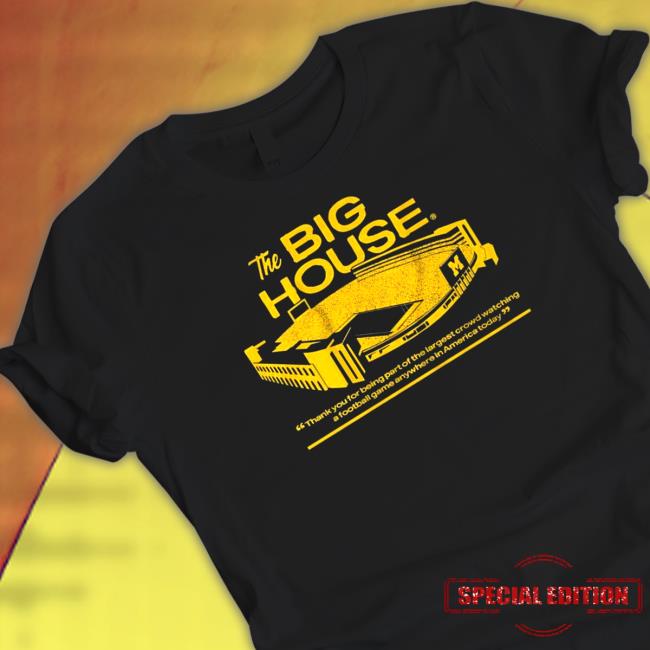 Michigan Football The Big House Stadium Shirts