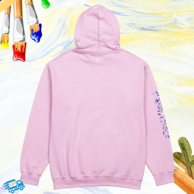 Crystal Pinup Sleeve Hoodie Crystal Pinup New Hoodie