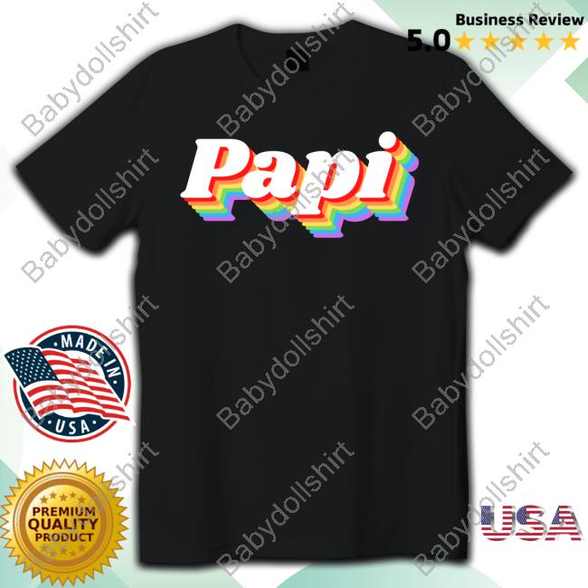 Vico Ortiz Papi Rainbow Long Sleeve T Shirt