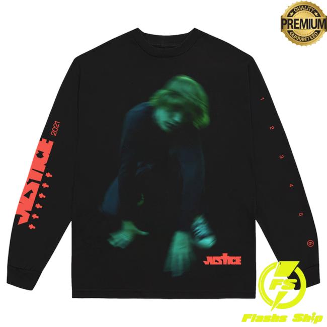 Official Justin Bieber Merch Store Shop Justin Bieber Crawl Long-Sleeve JustinBieber Apparel Clothing