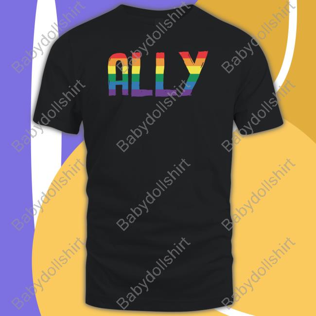 Jim Beaver Blue Check Mark Ally Pride Shirts