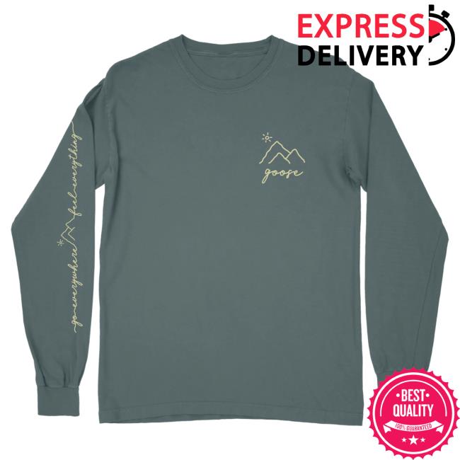 Official Goose The Band Merch Western Sun Long Sleeve Tee Goosetheband