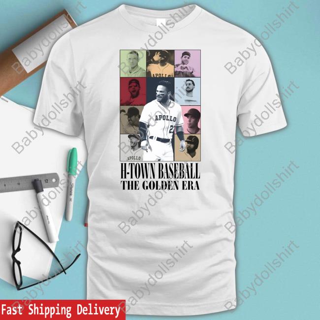 ApolloHOU Store Golden Eras H-Town Baseball The Golden Era Shirt Apollo Media