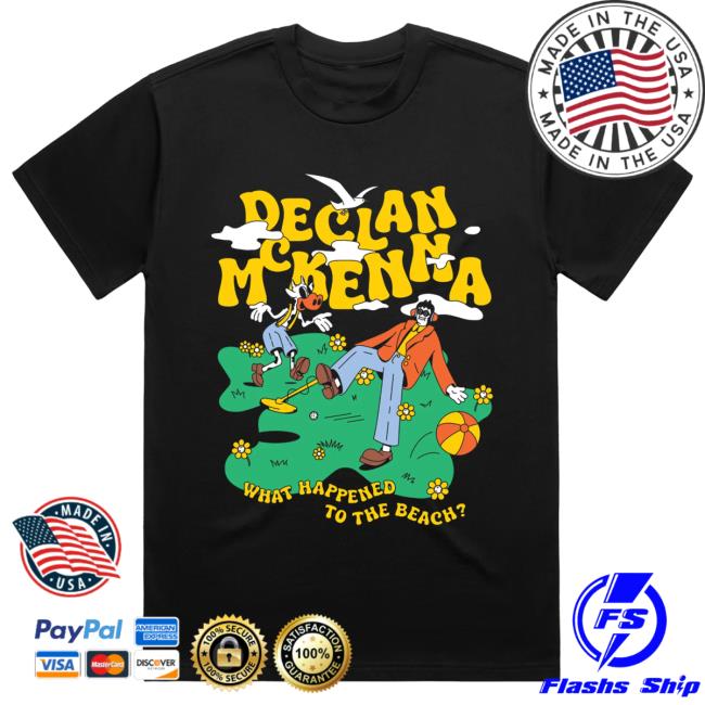 Declan Mckenna Merch Shop Dancing With The Cow Uk 2024 Tour Shirt 2024 (Black)