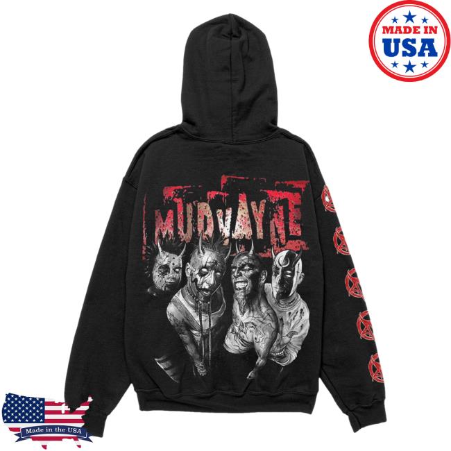 Official Mudvayne Merch Mud Vayne Mutatis Logo Black Hoody