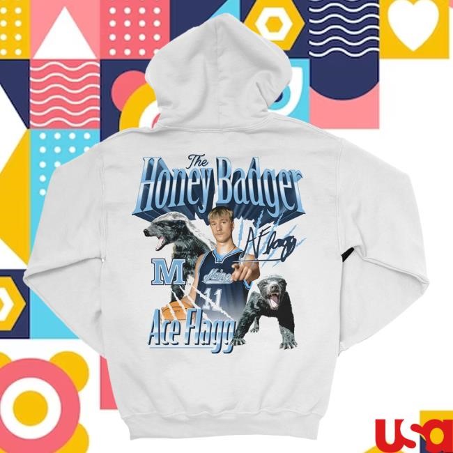 Official Nil Store Merch Shop White "The Honey Badger" Hoody