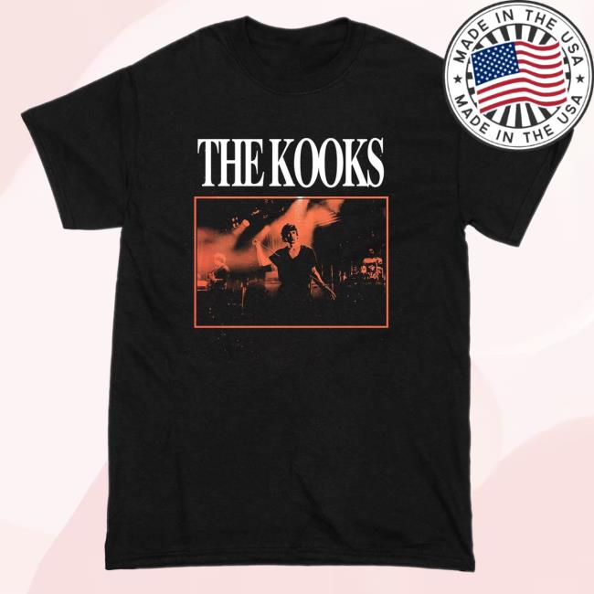 Official The Kooks Apparel Store The Kooks Limited Edition Distressed Black T-Shirts The Kooks Clothing Shop TheKooks