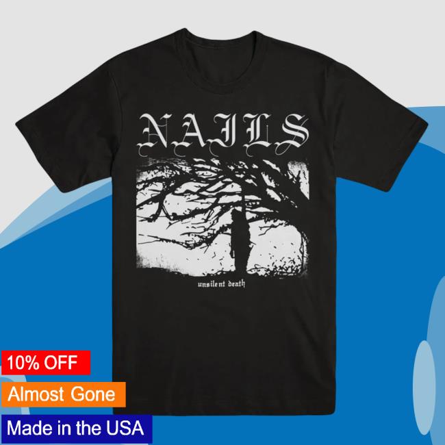 Evil Greed Merch Nails Unsilent Death Long Sleeve T Shirt
