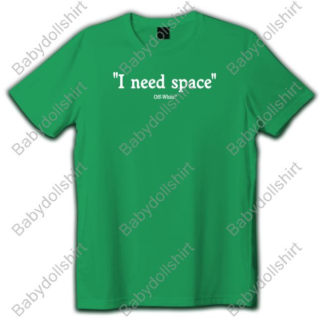 Official Off White I Need Space Staff T-Shirt
