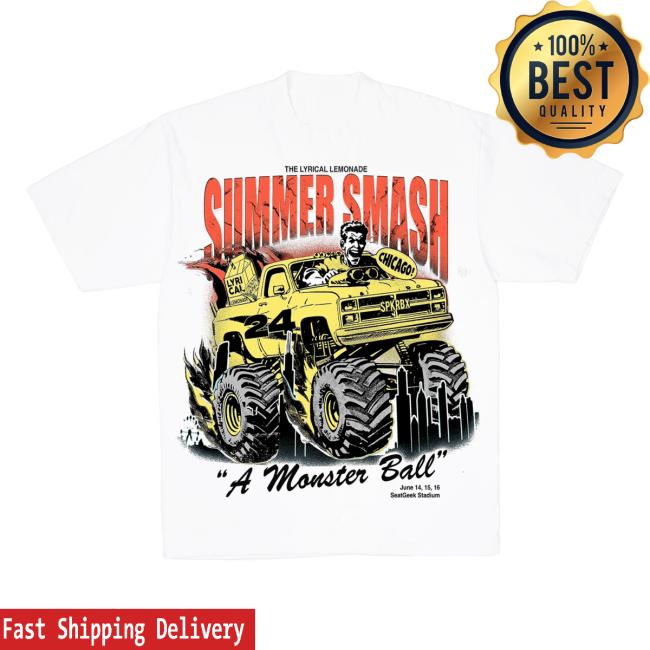 Official The Summer Smash Shop Monster Line up Tee