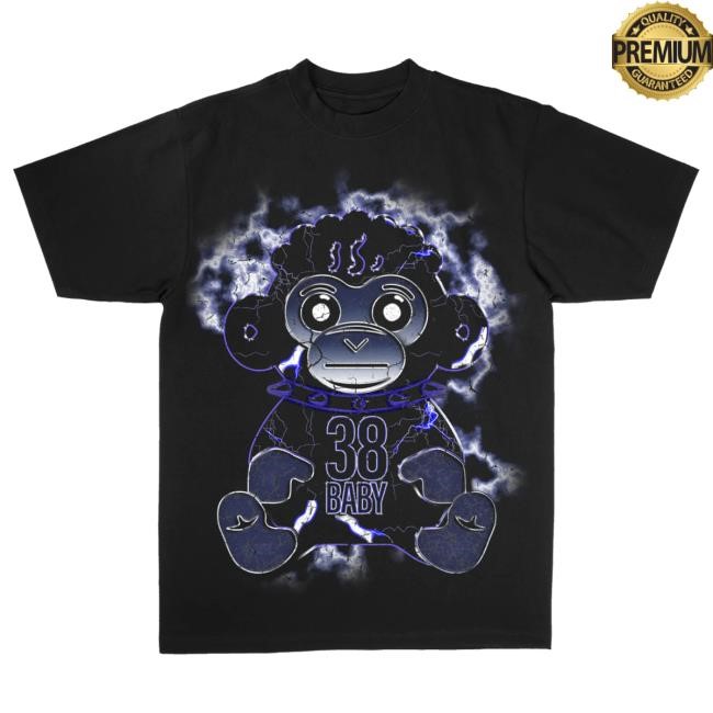 Official Never Broke Again Merch Store Shop Lightning Baby Shirt 2024 NeverBrokeAgain