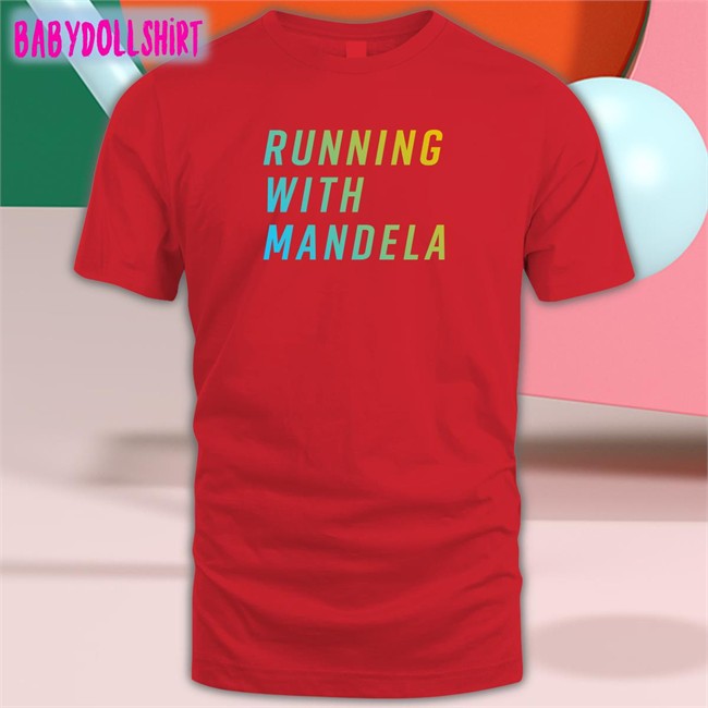 Running With Mandela Hoodies Mandela Barnes For US Senate Merch Running With Mandela Long Sleeved T Shirt