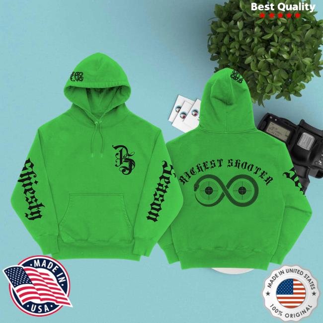 Official Pooh Shiesty Clothing Store Merch Shiesty Gothic Green Hoodies PoohShiesty Shop