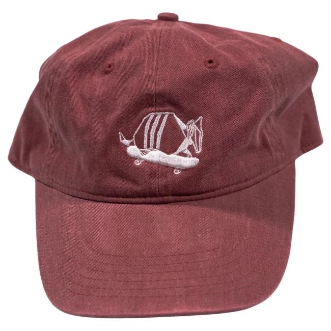 Armadillo Red Hat Hot Mulligan Skate Look