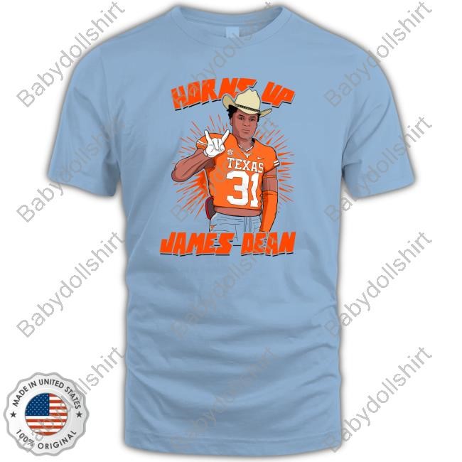 Official James Simon Horns Up Jeams Dean Shirt New