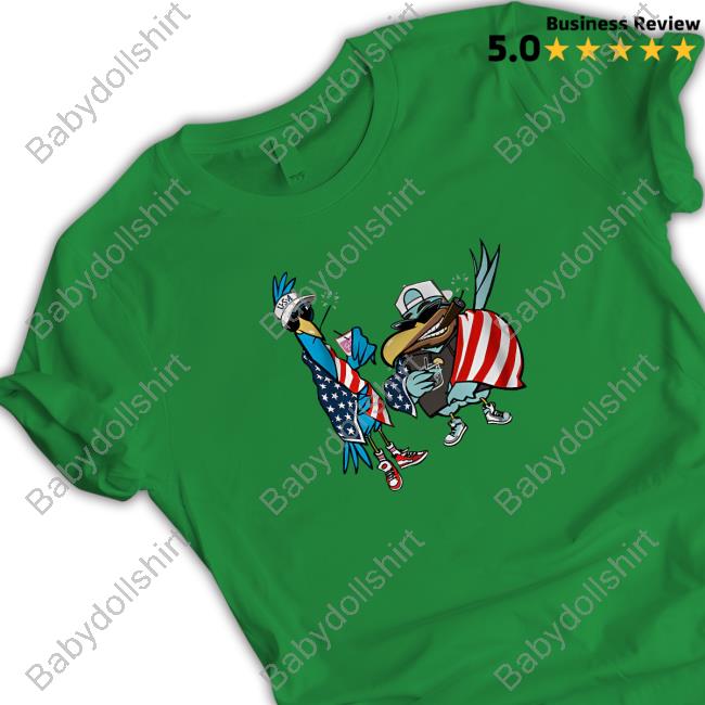 Birdie Juice Flag Birds Long Sleeve Tee