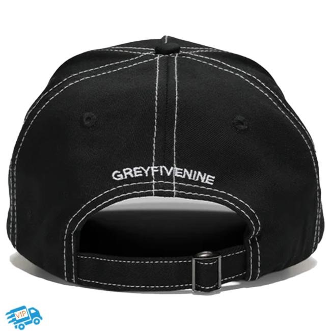Official G59 Records Merch G59 Catacombs Contrast Stitch Unstructured 5 Panel Cap (Black) G59Records