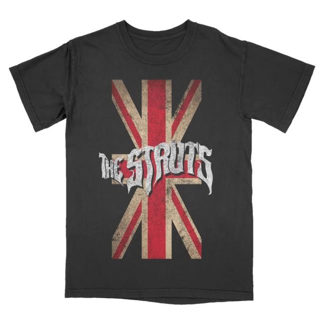 Official The Struts Union Jack Tshirt (Black)