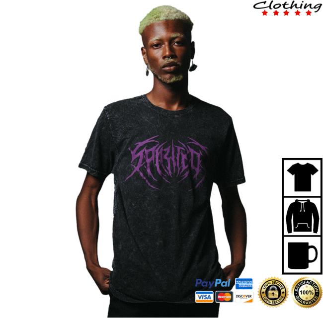 Official Spiritbox Merch Store Shop Spiritbox Death Metal Mineral Wash Shirt