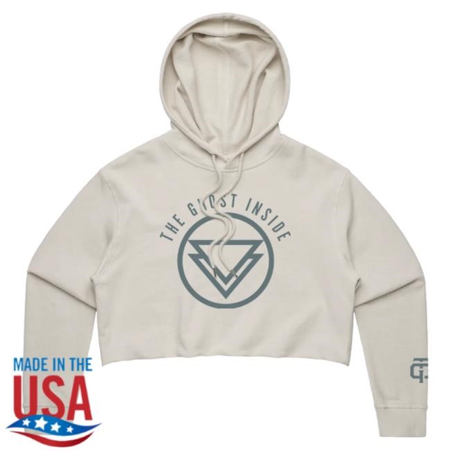 The Ghost Inside Varsity Cropped Hoody (Bone)
