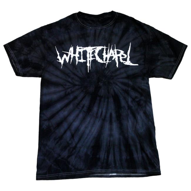 Logo Spider Black Tie Dye Tee White Chapel