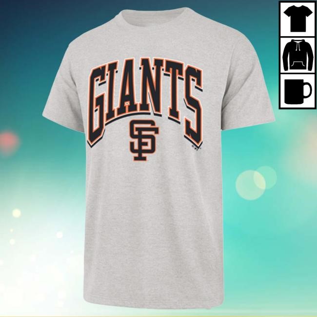 47 San Francisco Giants Grey Walk Tall Franklin Short Sleeve Fashion Hot Shirt | Rally House Official Merch Store – Buy Official MLB T Shirt