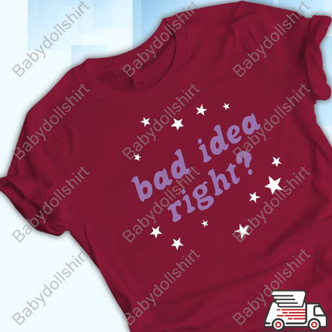 Bad Idea Right? Black Tee