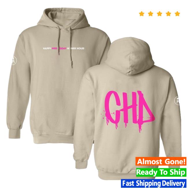 Official Call Her Daddy Apparel Clothing Store Shop CHD Merch Happy Wednesday Weiner Holes Sweater CallHerDaddy