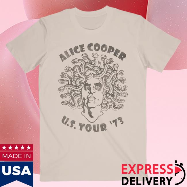 Alice Cooper Official Shop Merch Medusa '73 Shirt