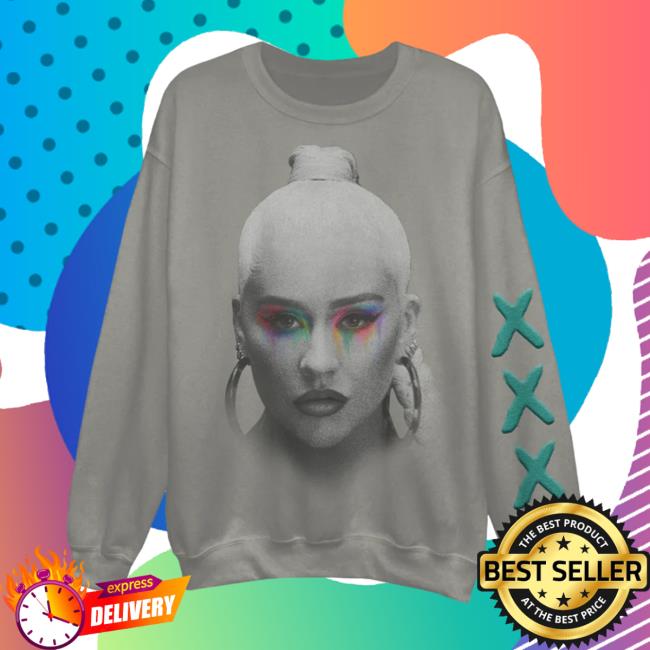 Official Spectrum Photo Christina Aguilera Crewneck Sweatshirt