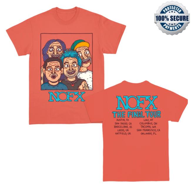 Official Nofx Cartoon Portrait Shirt