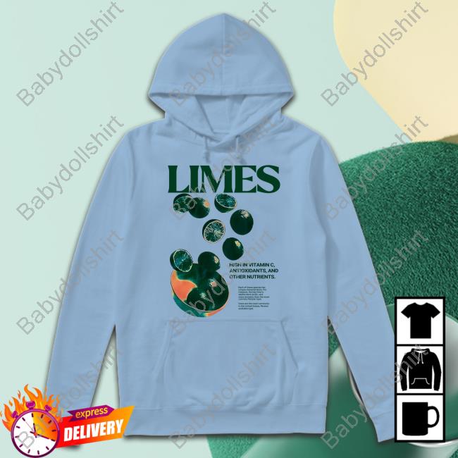 Limes High In Vitamin C Antioxidants And Other Nutrients Tee Shirt