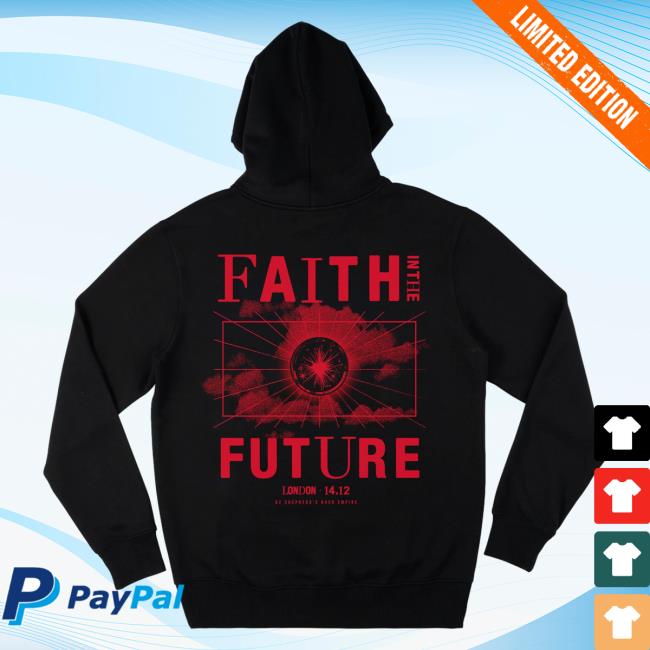Official Louis Tomlinson Merch Store Shop LouisTomlinson Faith In The Future Shepherd's Bush Event Black Hoody