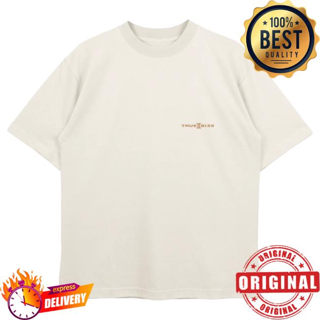 Official Yankeekicks True 2 Size Essential Tee White Coffee