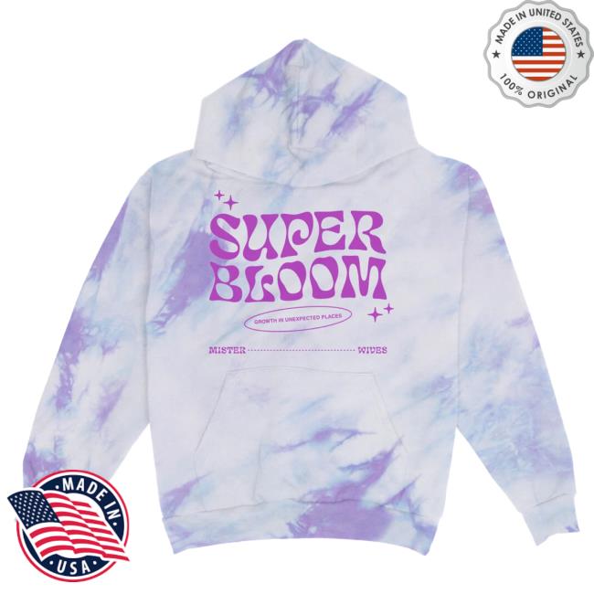 Official MisterWives Merch Store MisterWives Superbloom Purple Dye Hoodie