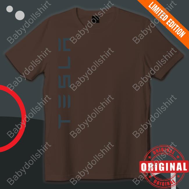 Elon Musk Tesla Long Sleeve T-Shirt Doge Designer