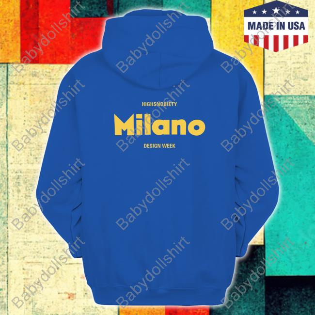 Milano Design Week T Shirt Milano Design Week highsnobiety 2023 Tee Shirt
