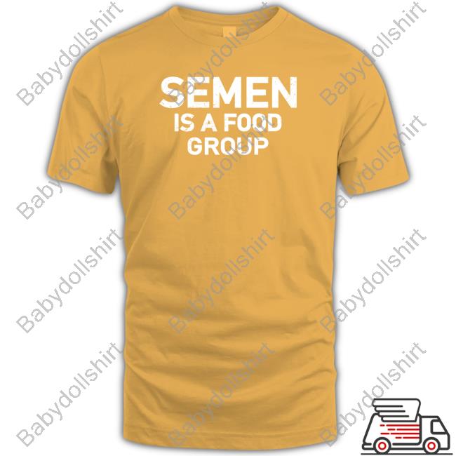 Brick Suit Semen Is A Food Group Tee