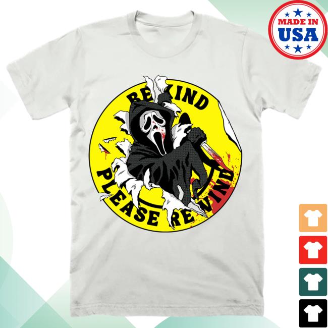 Official Cavity Colors Ghost Face: Video Store Psa - Tee (Knife Silver)