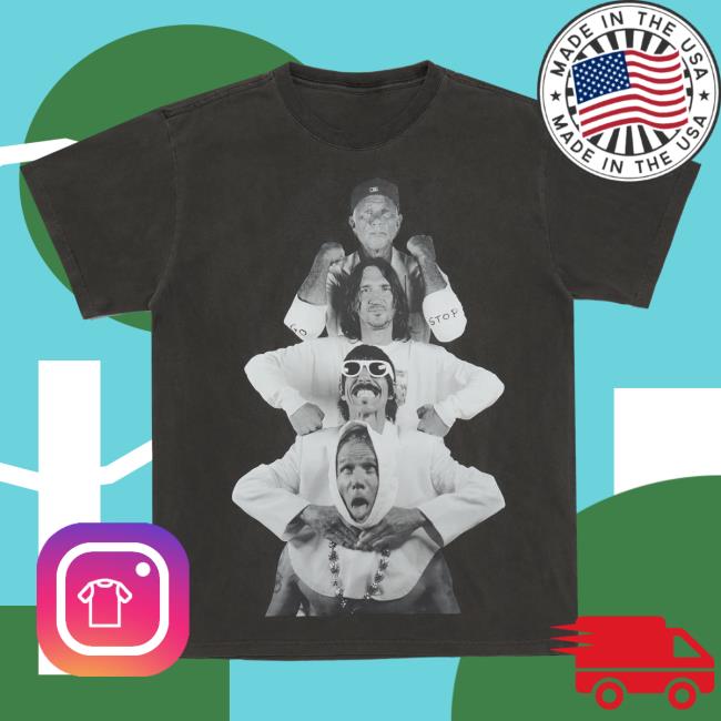 Official Red Hot Chili Peppers Four Wise Men T-Shirt