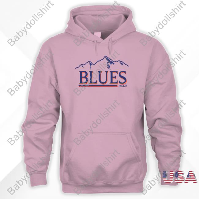 Official Blues Buzz Vintage Mountain Hoodie